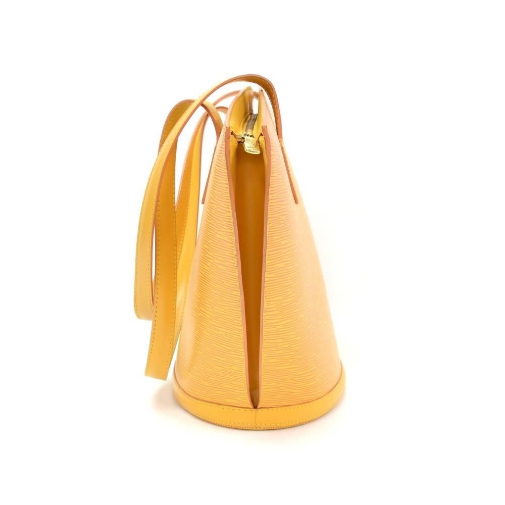 Vintage Louis Vuitton Saint Jacques GM Yellow Epi Leather Shoulder Bag 1