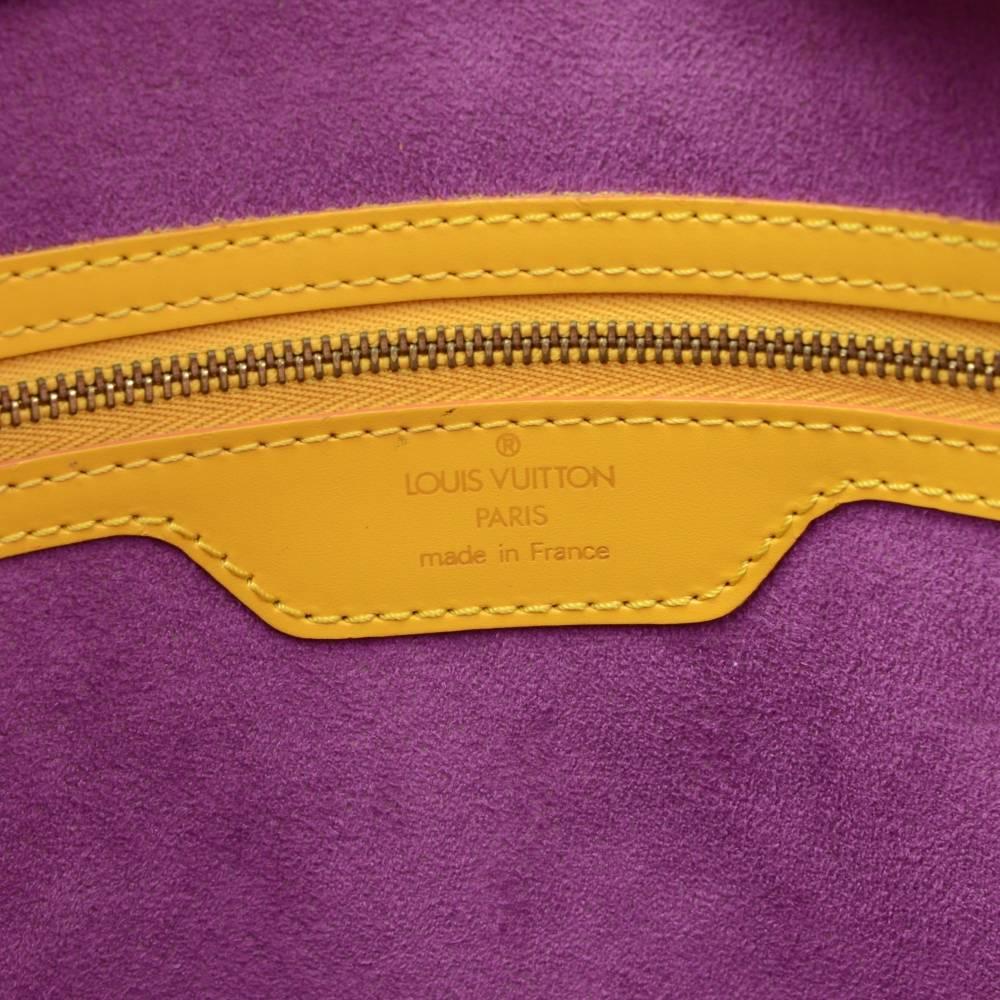 Vintage Louis Vuitton Saint Jacques GM Yellow Epi Leather Shoulder Bag 5