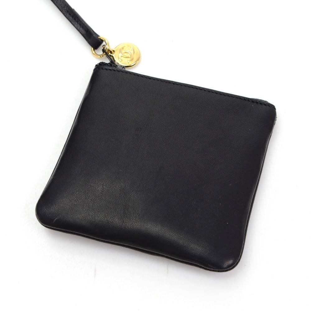 Chanel Black Quilted Leather Mini Bucket Shoulder Bag 5