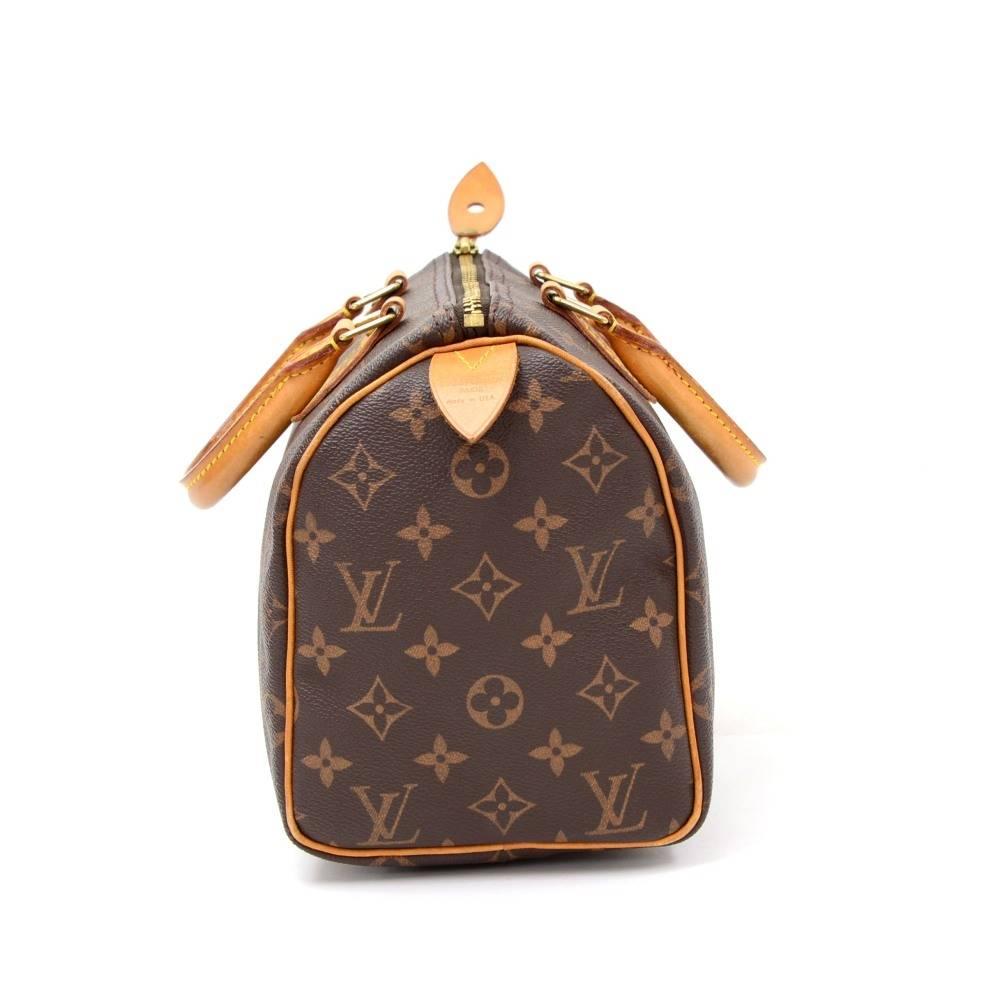 Women's Louis Vuitton Speedy 25 Monogram Canvas City Hand Bag