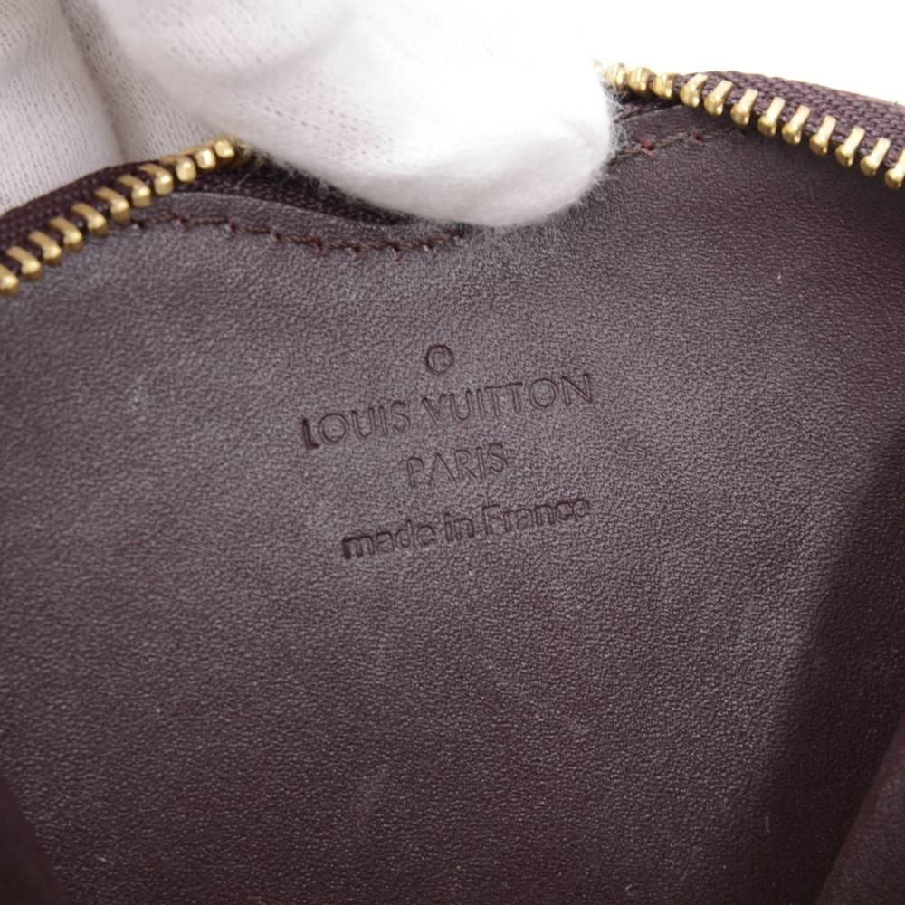 Louis Vuitton Porte Monnaies Cruer Amarante Vernis Leather Heart Shaped CoinCase 2