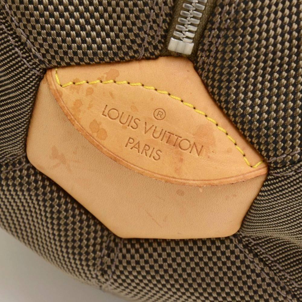 Louis Vuitton Attaquant Terre Dark Brown Damier Geant Canvas Boston Bag 3