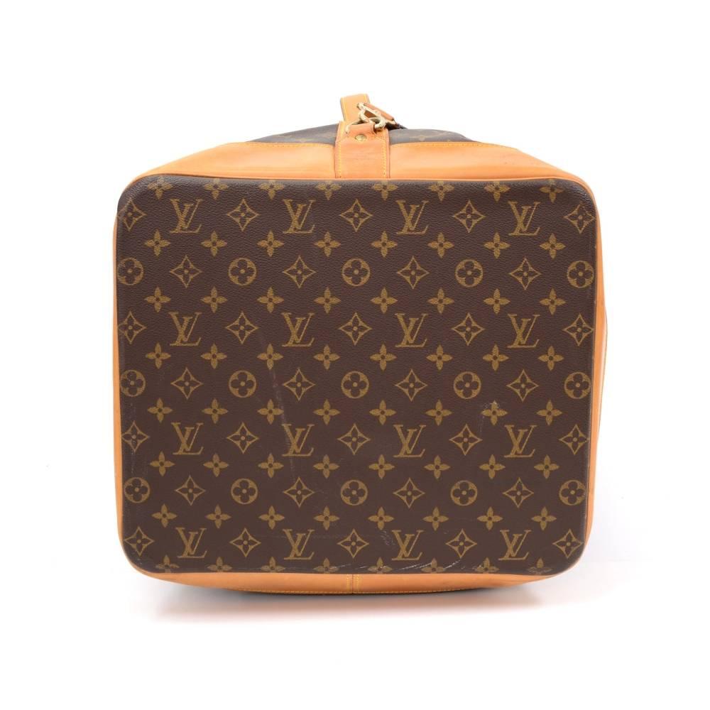 Vintage Louis Vuitton Sac Marine Monogram Canvas Duffle Travel Bag In Good Condition In Fukuoka, Kyushu