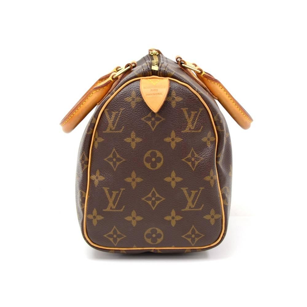 Women's Louis Vuitton Speedy 25 Monogram Canvas City Hand Bag