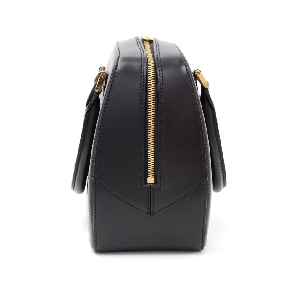 Women's Louis Vuitton Sablon Black Epi Leather Hand Bag