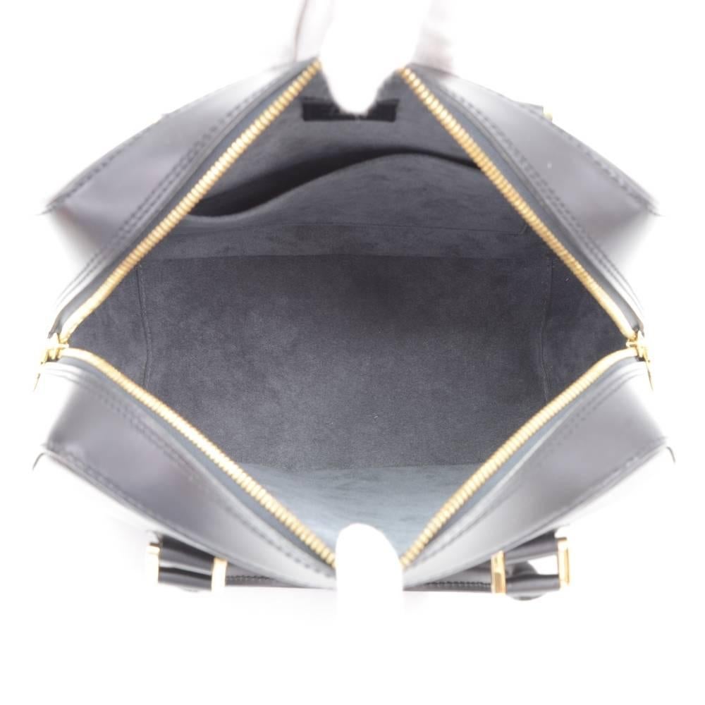 Louis Vuitton Sablon Black Epi Leather Hand Bag 6