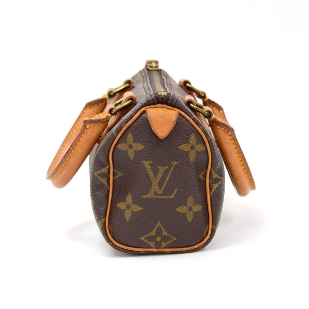 Brown Vintage Louis Vuitton Mini Speedy Sac HL Monogram Canvas Hand Bag