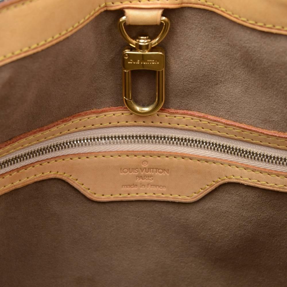 Louis Vuitton Aurelia MM Black Multicolor Monogram Canvas Shoulder Hand Bag 6