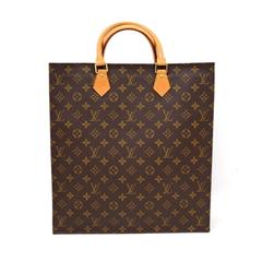 Louis Vuitton Sac Plat Monogram Canvas Tote Hand Bag