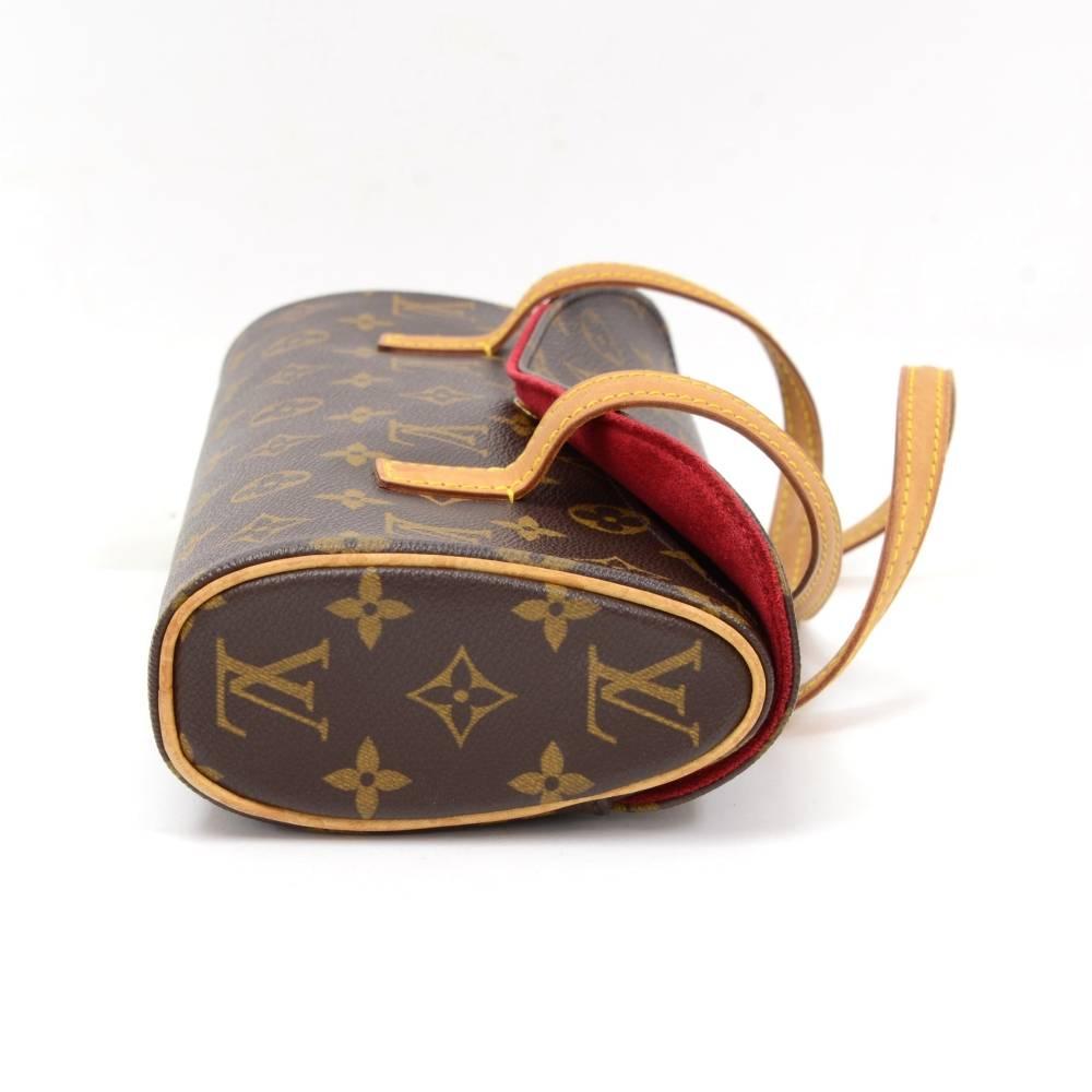 Louis Vuitton Sonatine Monogram Canvas Hand Bag In Good Condition In Fukuoka, Kyushu