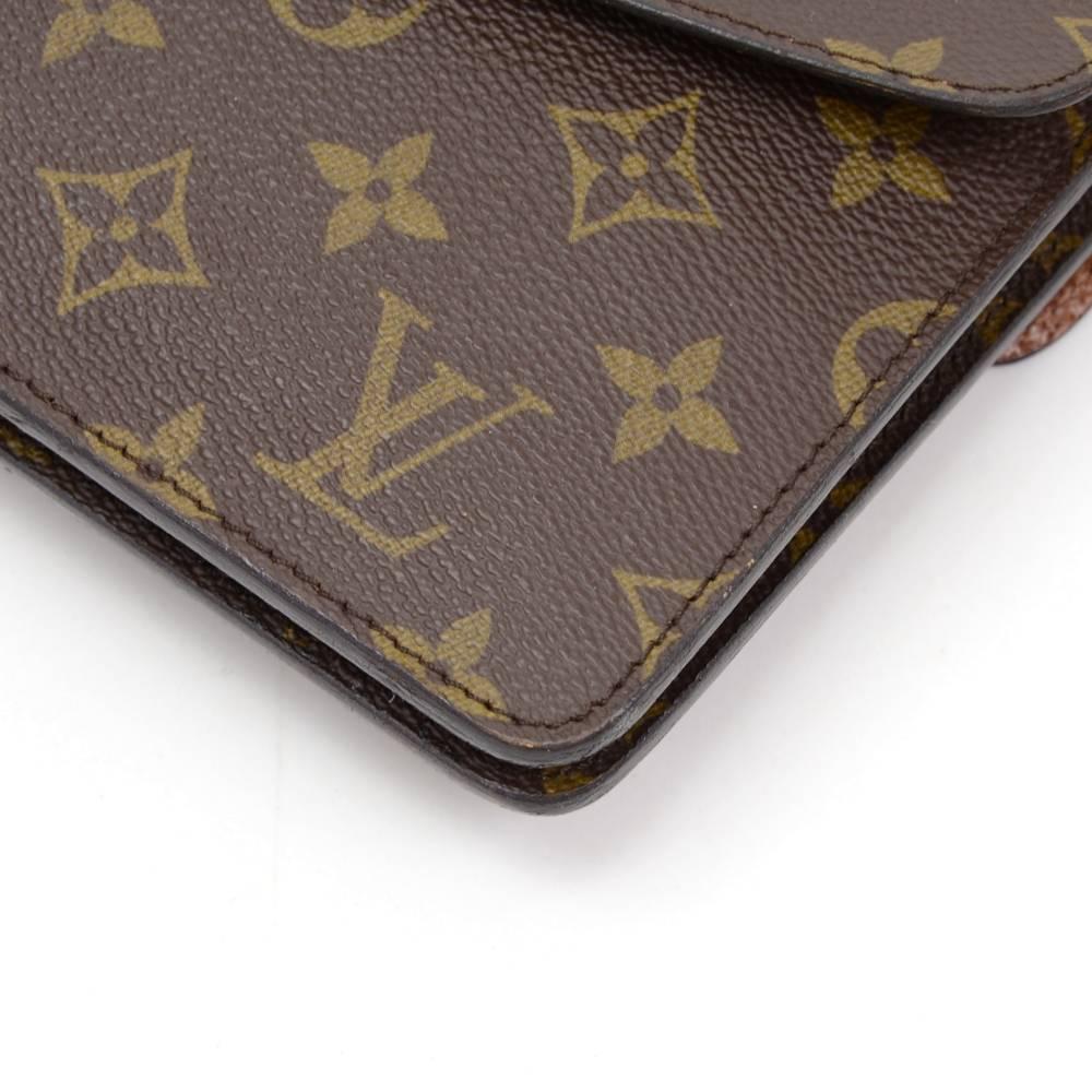 Louis Vuitton Pochette Double Rabat Monogram Canvas 2way Bag 1