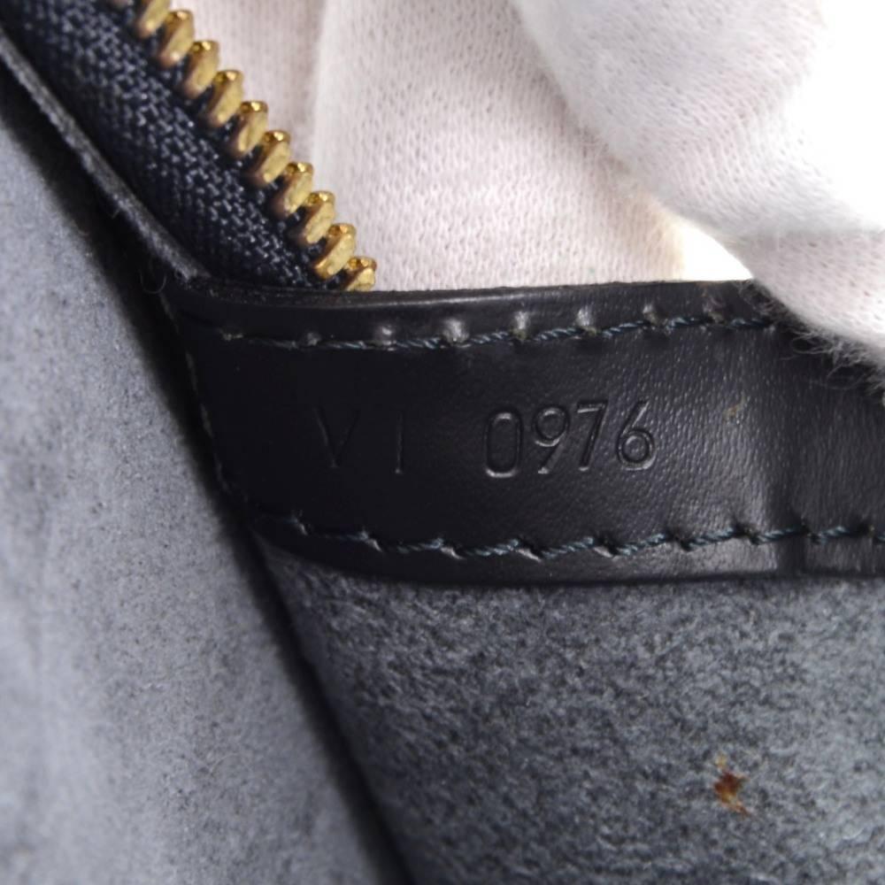 Louis Vuitton Lussac Black Epi Leather Large Shoulder Bag 6