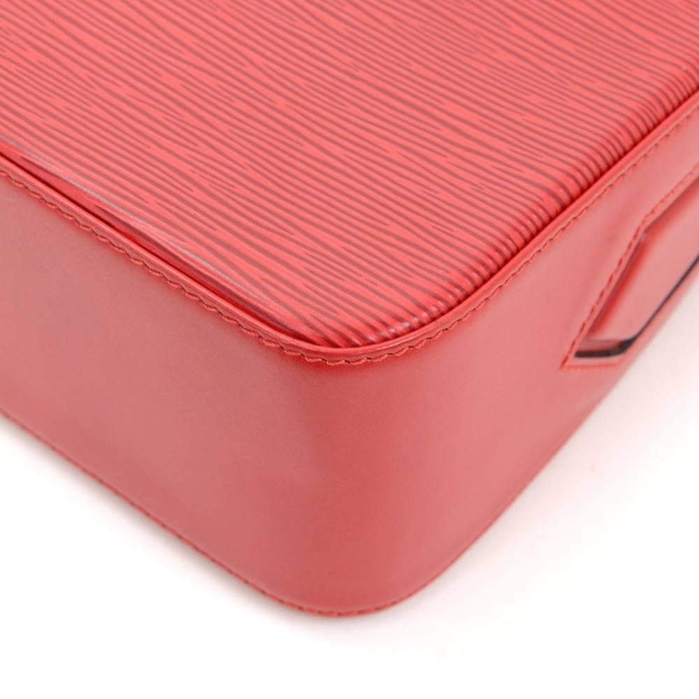 Louis Vuitton Byushi Red Epi Leather Shoulder Bag 2