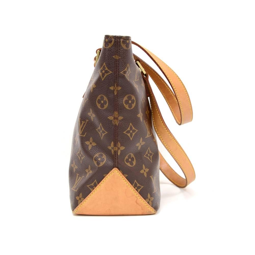 Black Louis Vuitton Cabas Piano Monogram Canvas Shoulder Bag