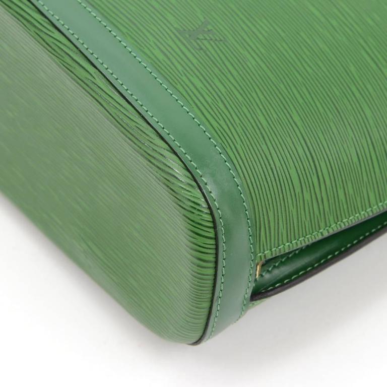 Louis Vuitton Green Epi Leather Lussac Bag.  Luxury Accessories, Lot  #16027