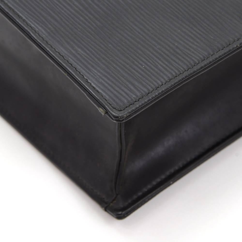 Louis Vuitton Ombre Black Epi Leather Tote Handbag 3