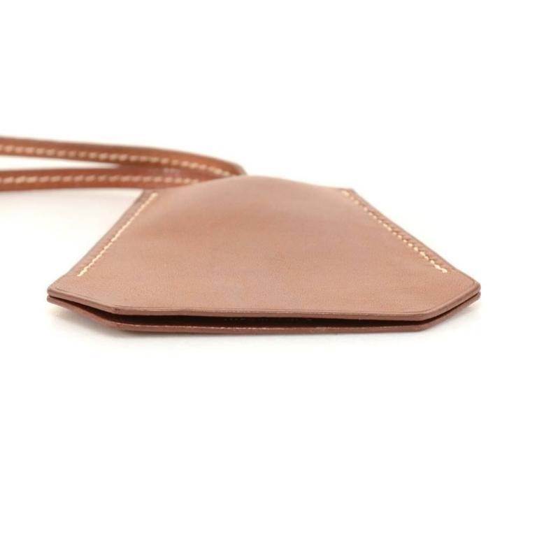 Hermes Clochette Brown Leather String Key Holder at 1stDibs hermes