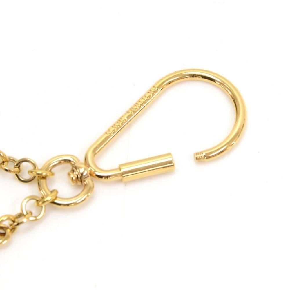 Women's Louis Vuitton Porte Puzzle Gold Tone Key Holder / Bag Charm