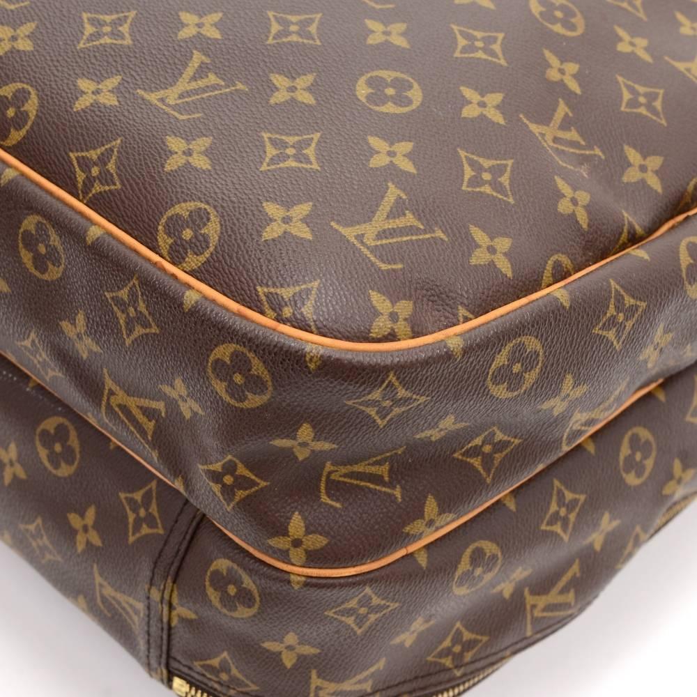 Louis Vuitton Alize 24 Heures Monogram Canvas Travel Bag + Strap  3