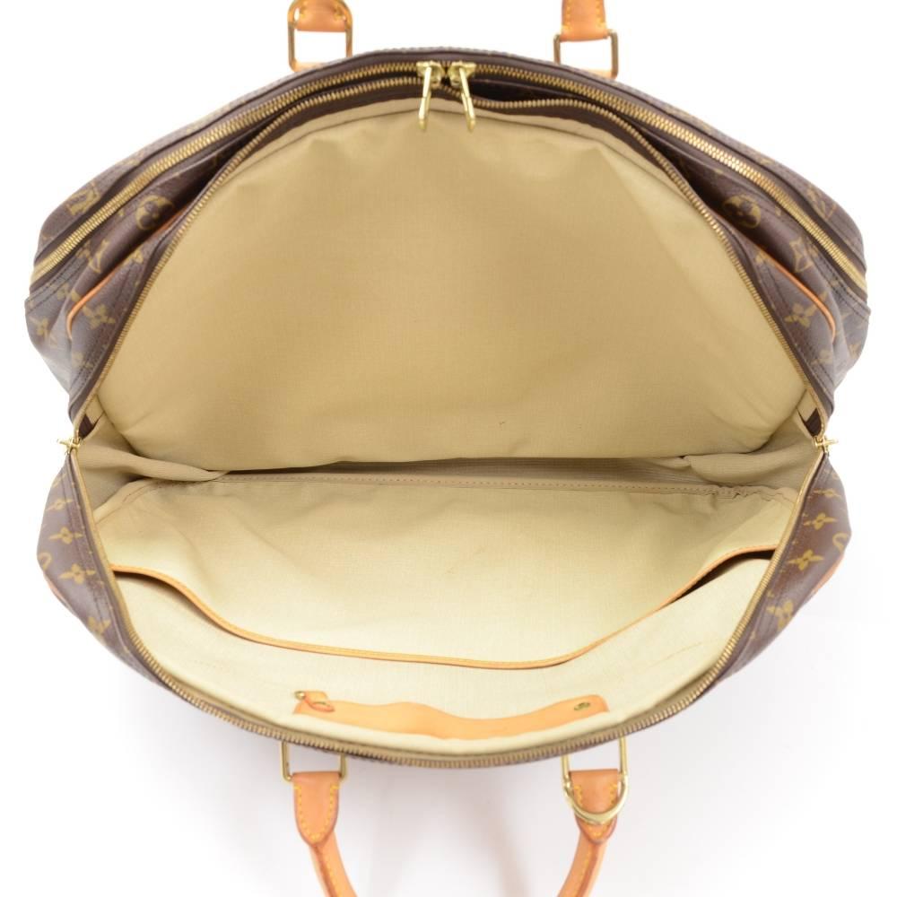 Louis Vuitton Alize 24 Heures Monogram Canvas Travel Bag + Strap  5