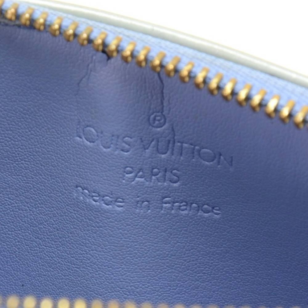 Louis Vuitton Lexington Blue Vernis Leather Hand Bag 3