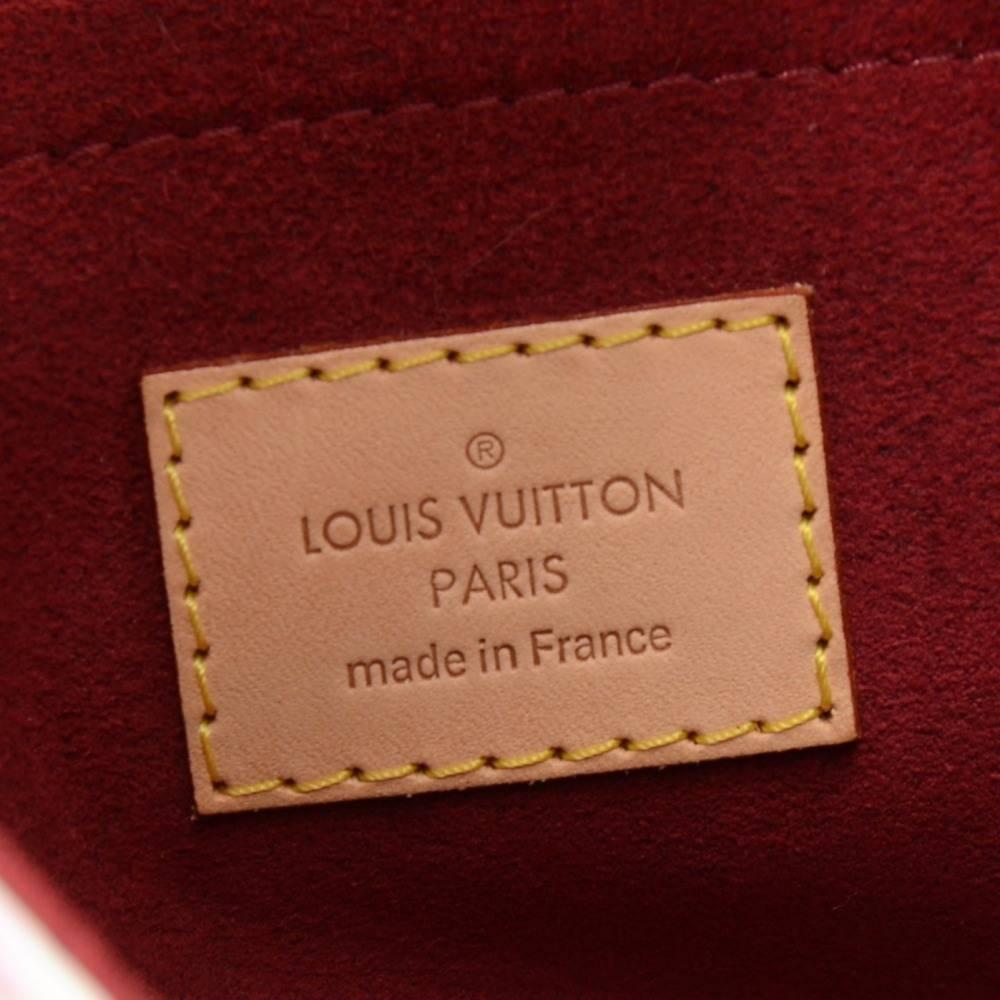 Louis Vuitton Patty White Multicolor Monogram Canvas Pochette Hand Bag 3