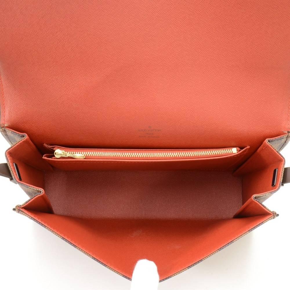 Louis Vuitton Tribeca Long Damier Ebene Canvas Shoulder Bag 5