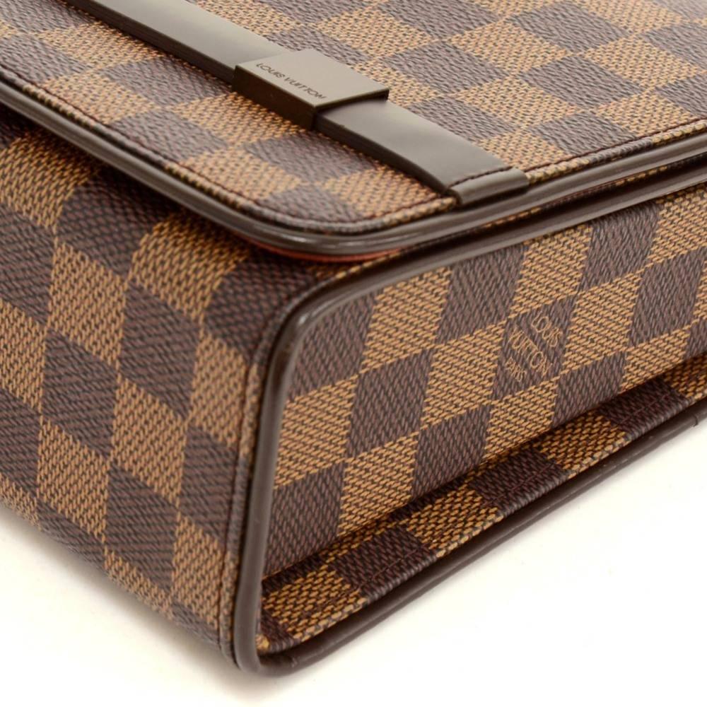 Louis Vuitton Tribeca Long Damier Ebene Canvas Shoulder Bag 2