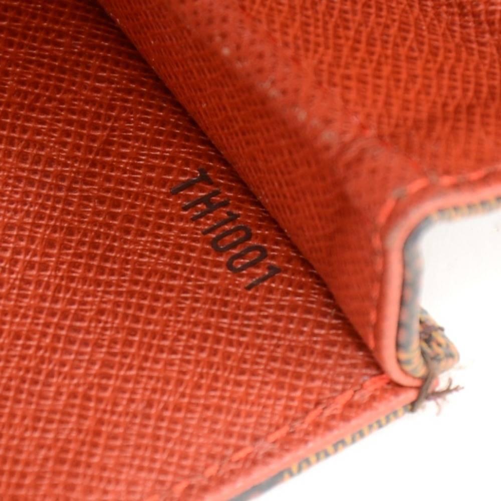 Louis Vuitton Tribeca Long Damier Ebene Canvas Flap Shoulder Bag 1