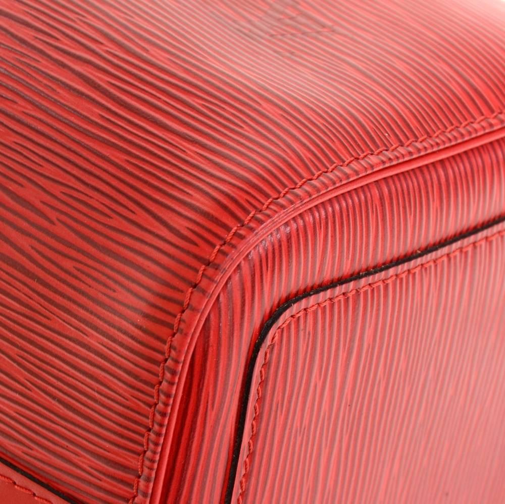 Vintage Louis Vuitton Speedy 25 Red Epi Leather City Hand Bag 1