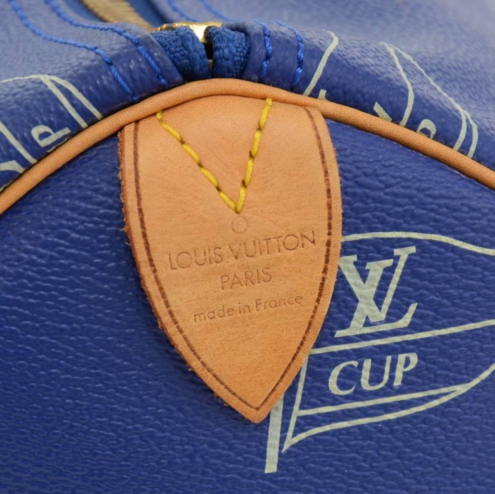 Louis Vuitton LV Cup 1995 Keepall 45 Blue Canvas Hand Bag - Limited 3