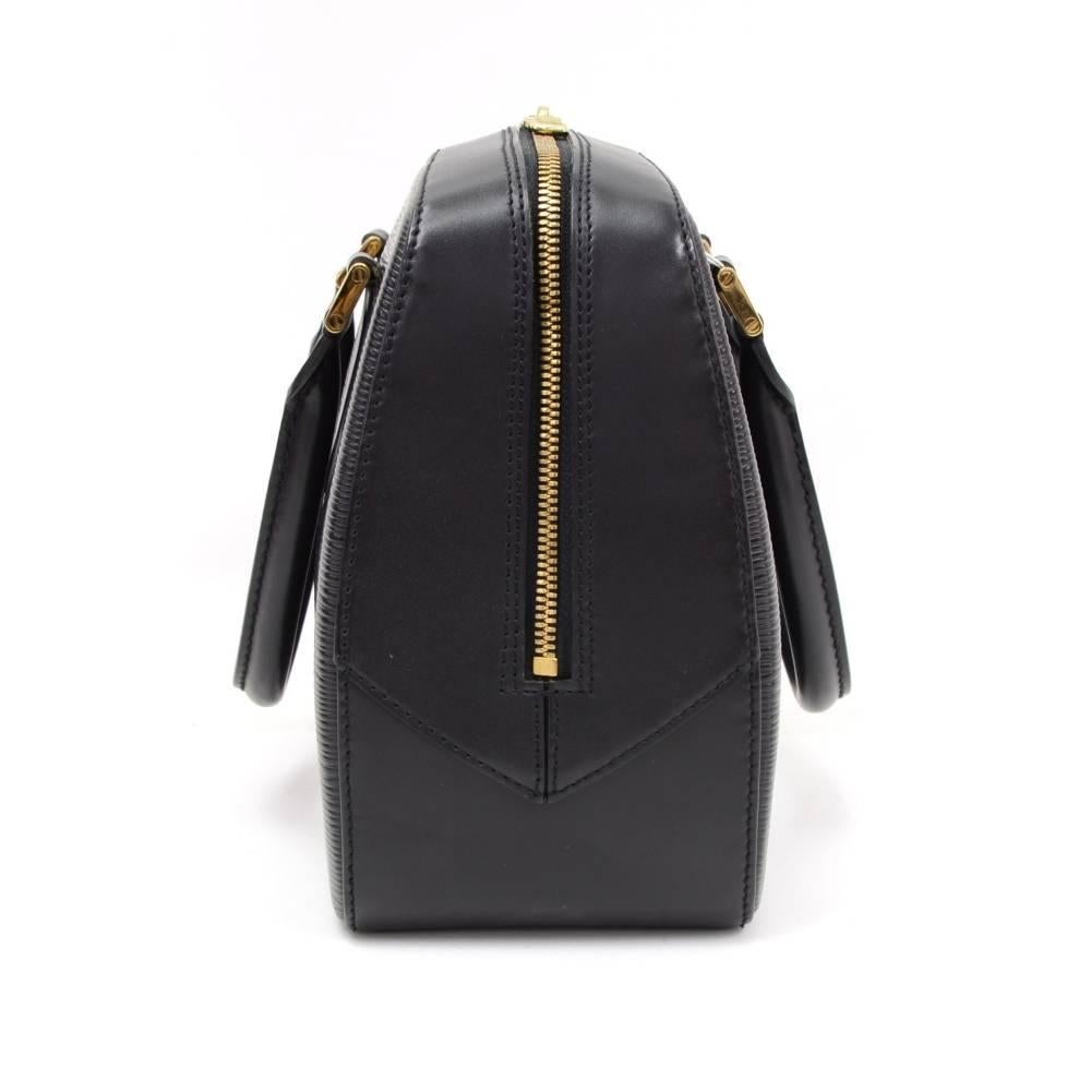 Women's Louis Vuitton Sablon Black Epi Leather Hand Bag