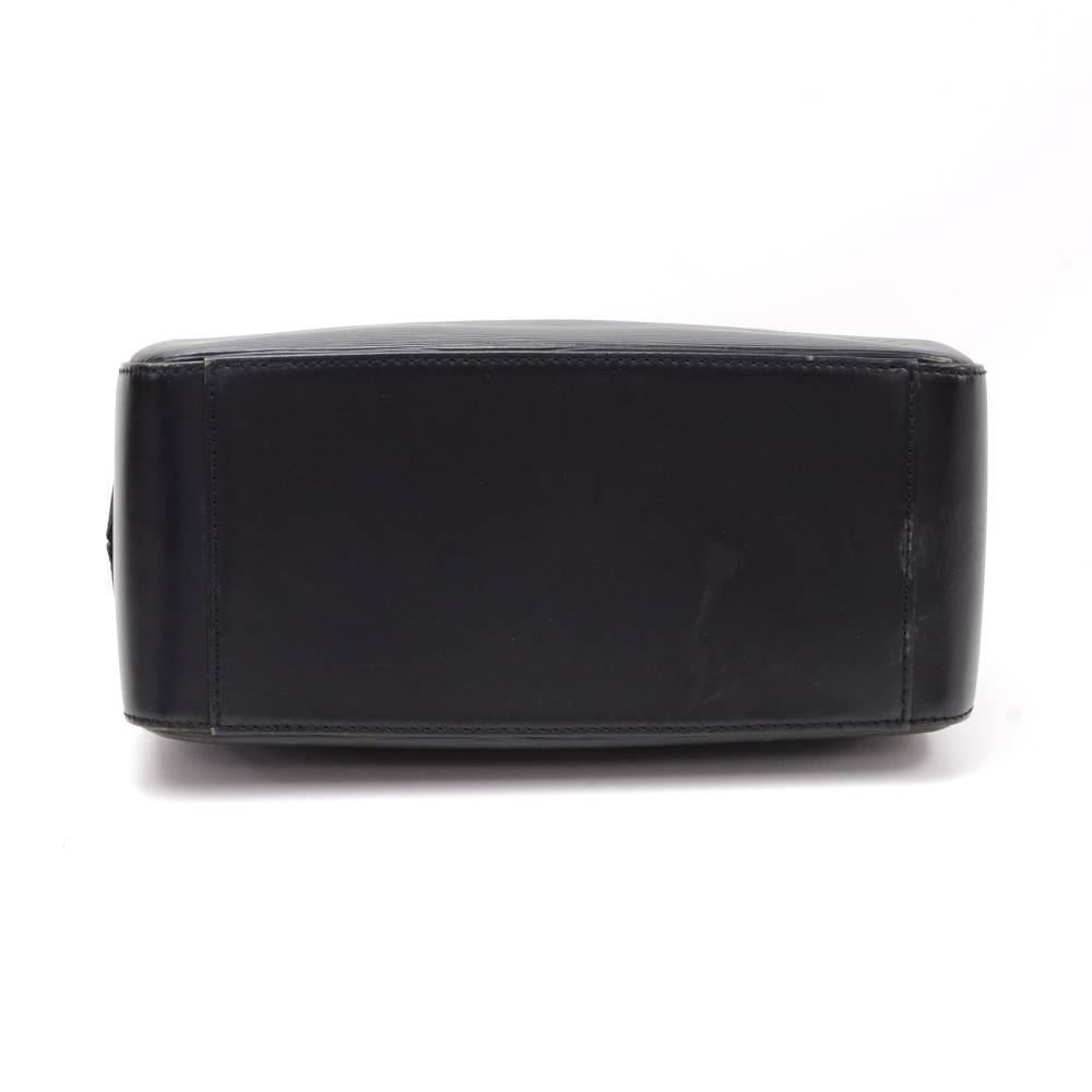 Louis Vuitton Sablon Black Epi Leather Hand Bag 2