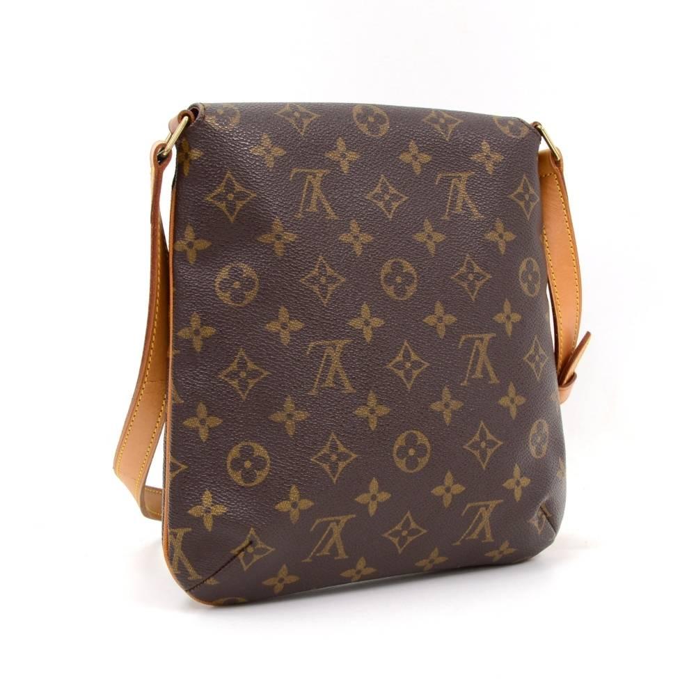 Brown Louis Vuitton Musette Salsa Monogram Canvas Shoulder Bag