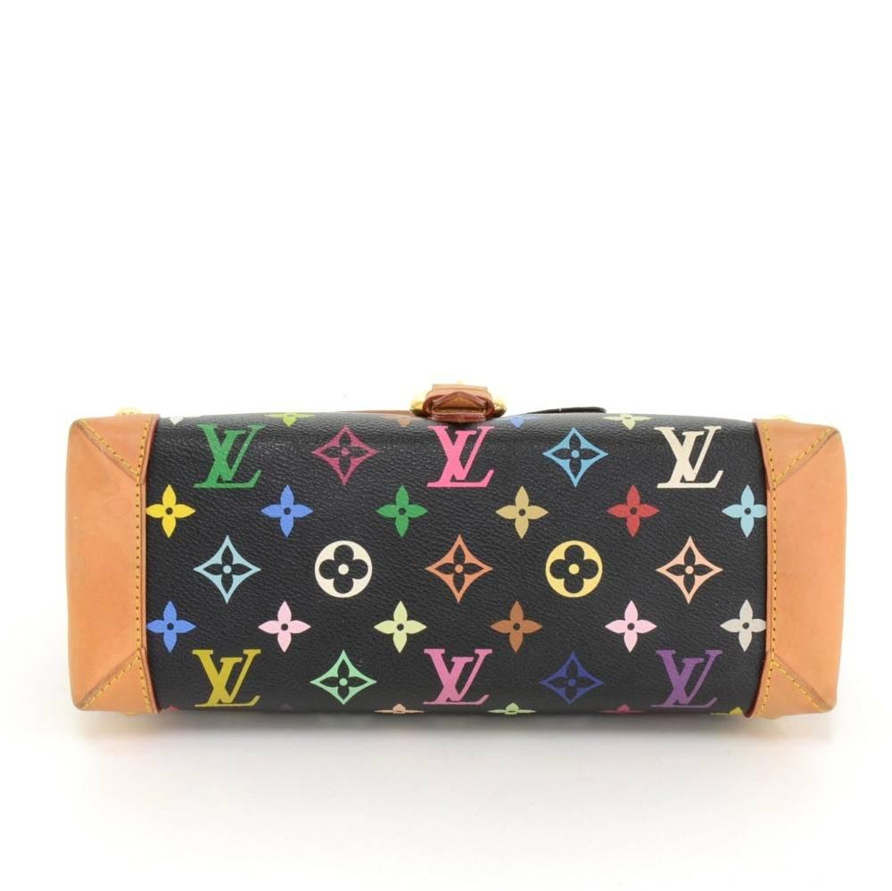 Louis Vuitton Eliza Black Multicolor Monogram Canvas Hand Bag 1