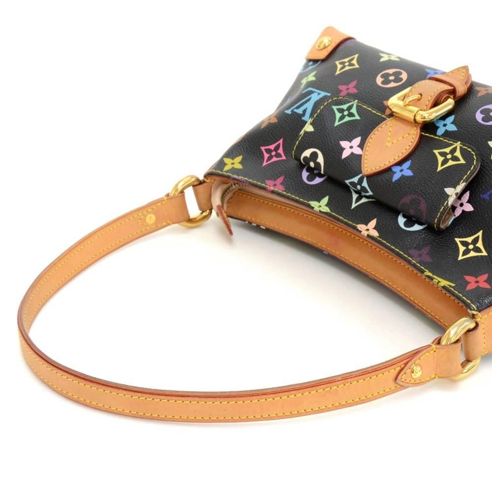 Louis Vuitton Eliza Black Multicolor Monogram Canvas Hand Bag 2