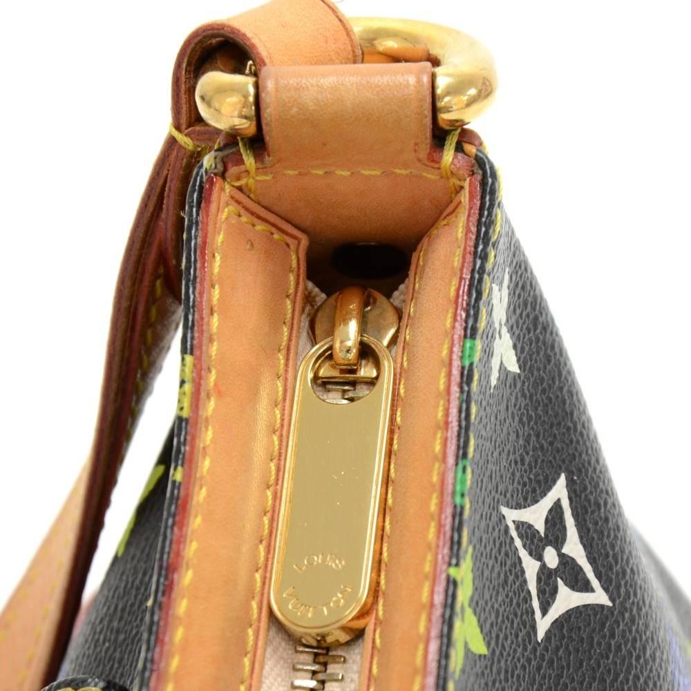 Louis Vuitton Eliza Black Multicolor Monogram Canvas Hand Bag 3