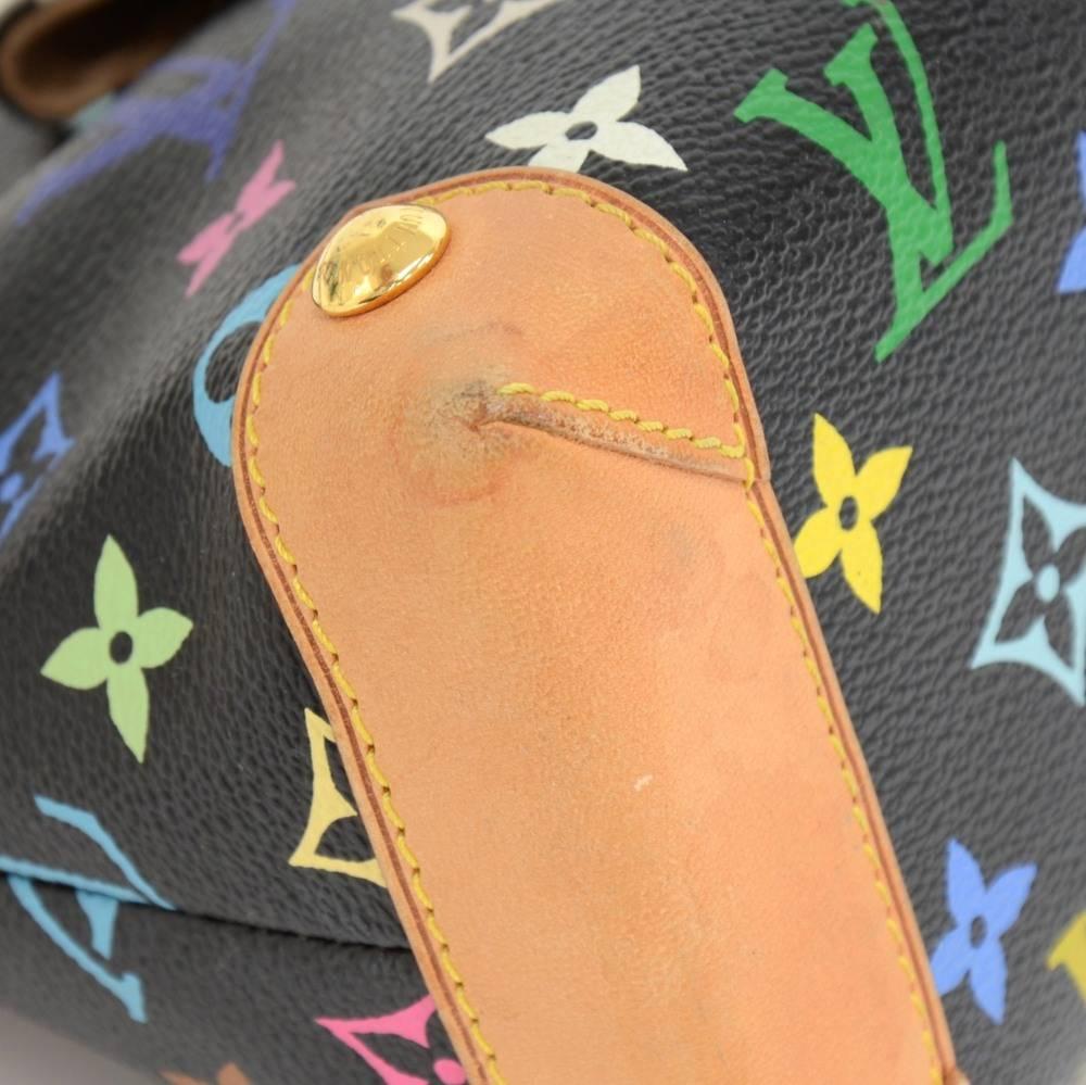 Louis Vuitton Eliza Black Multicolor Monogram Canvas Hand Bag 4