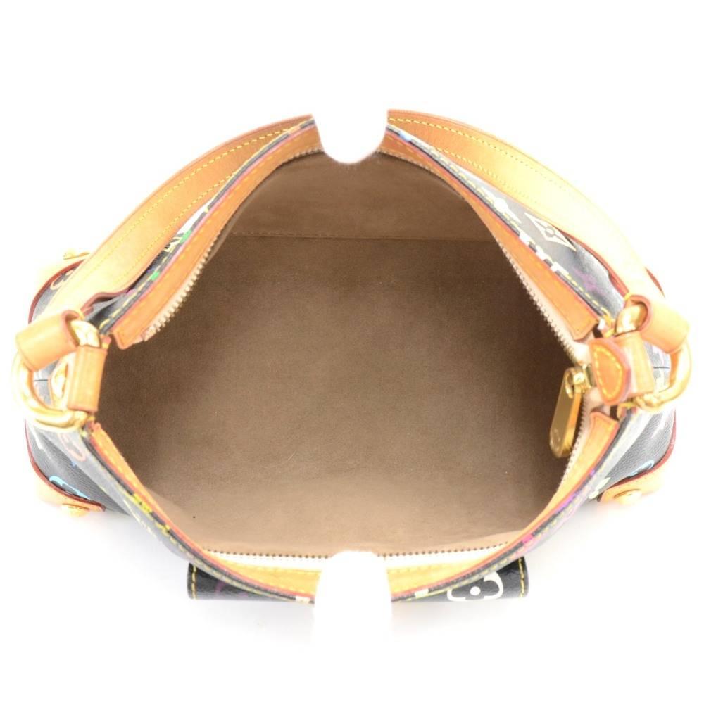 Louis Vuitton Eliza Black Multicolor Monogram Canvas Hand Bag 6