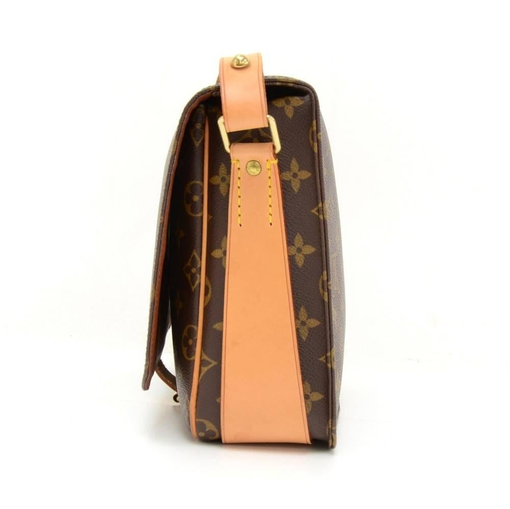 Louis Vuitton Cartouchiere GM Monogram Canvas Shoulder Bag In Excellent Condition In Fukuoka, Kyushu
