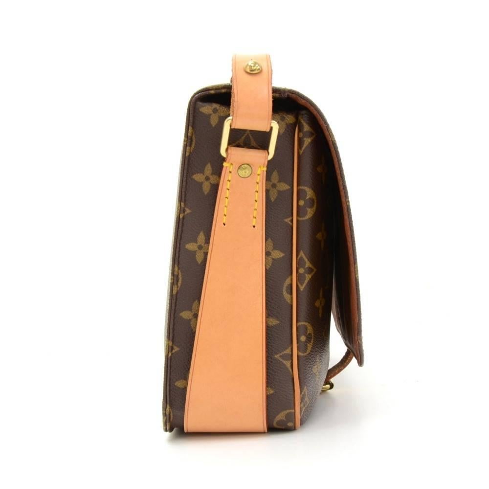 Women's Louis Vuitton Cartouchiere GM Monogram Canvas Shoulder Bag