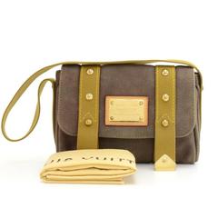 Louis Vuitton Sac Rabat Chocolate Brown Antigua Canvas Handbag