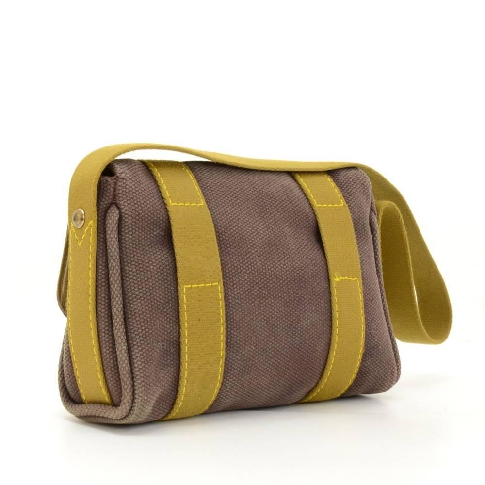 Louis Vuitton Sac Rabat Chocolate Brown Antigua Canvas Handbag For Sale ...