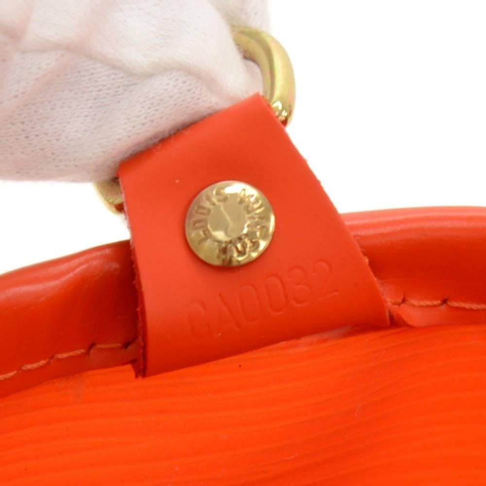 Louis Vuitton Plage Lagoon Red Orange Vinyl Mini Beach Tote Handbag 5