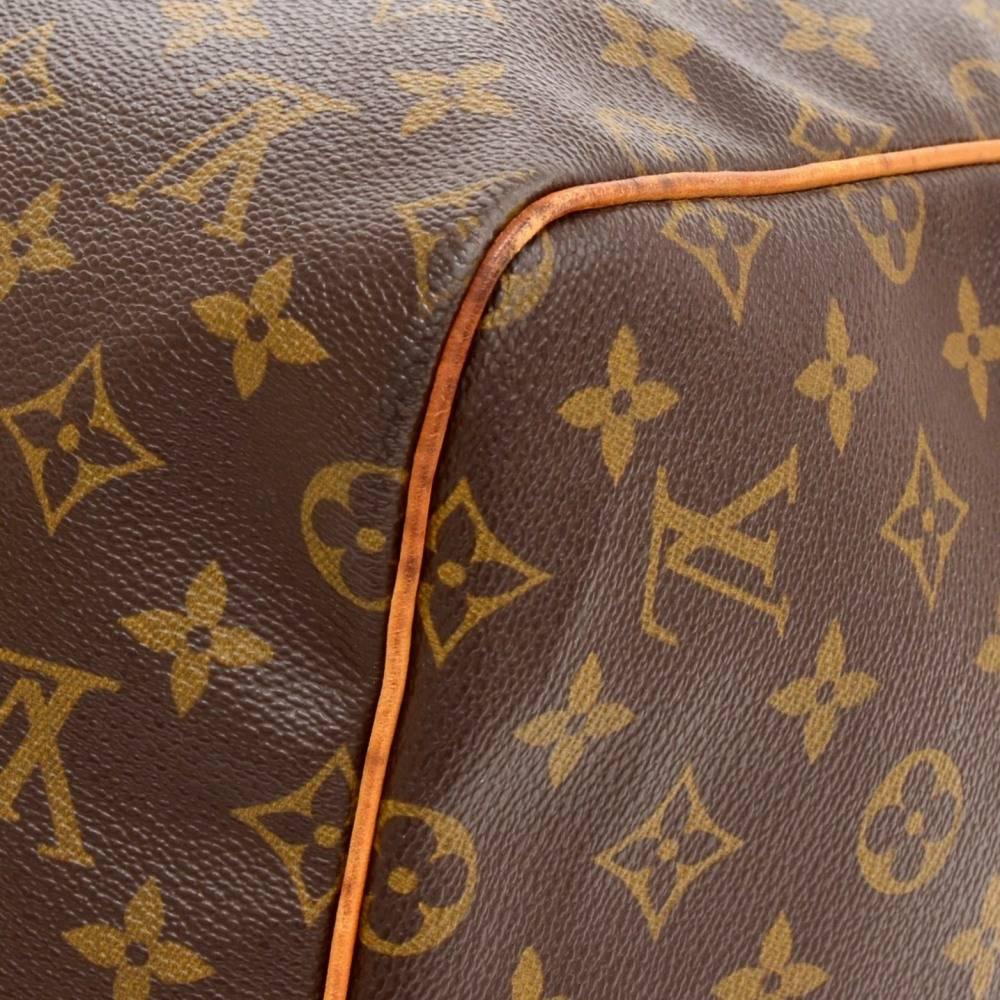 Vintage Louis Vuitton Keepall 55 Monogram Canvas Duffle Travel Bag 3