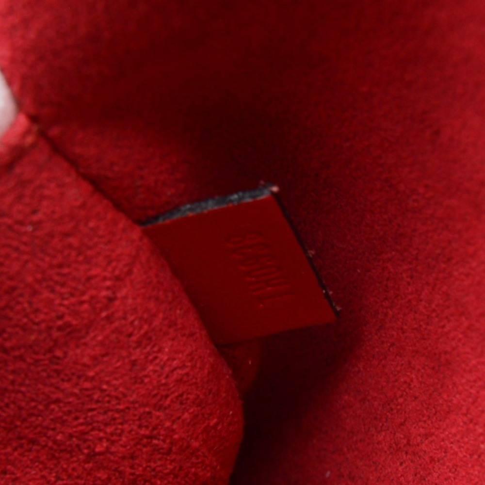Louis Vuitton Sablon Red Epi Leather Hand Bag 4