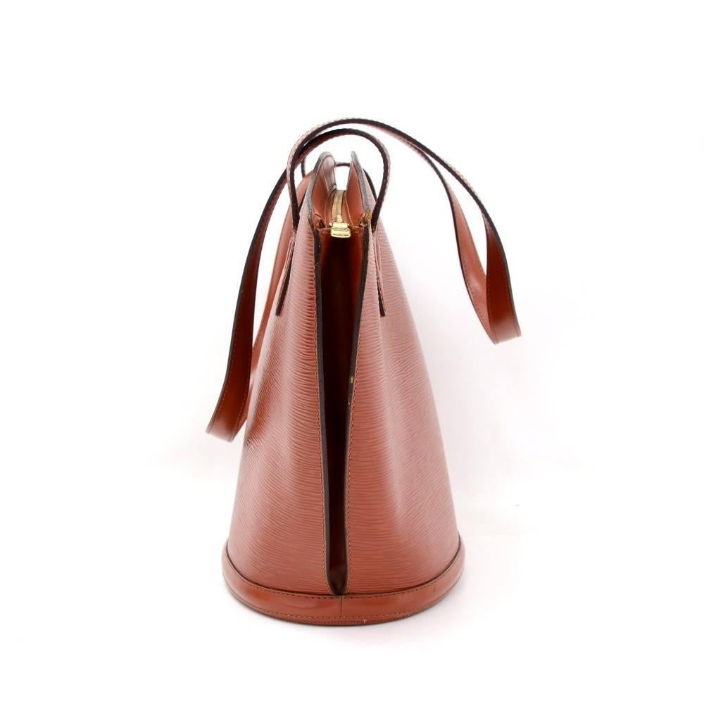 Women's Vintage Louis Vuitton Saint Jacques GM Brown Epi Leather Shoulder Bag