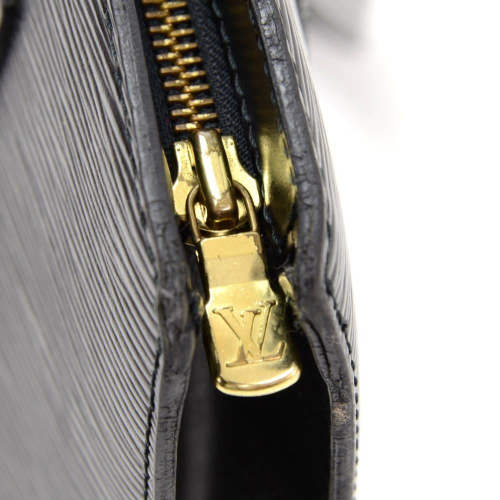 Vintage Louis Vuitton Saint Jacques PM Black Epi Leather Shoulder Bag 5