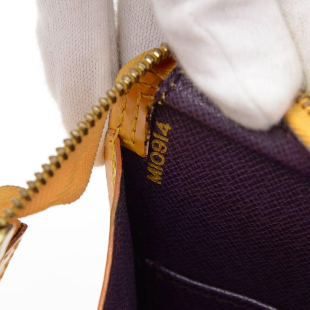 Vintage Louis Vuitton Sac Triangle Yellow Epi Leather Hand Bag  4