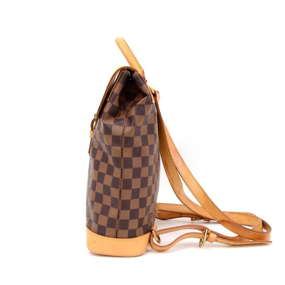 Brown Louis Vuitton Soho Damier Canvas Special Edition Limited Backpack 